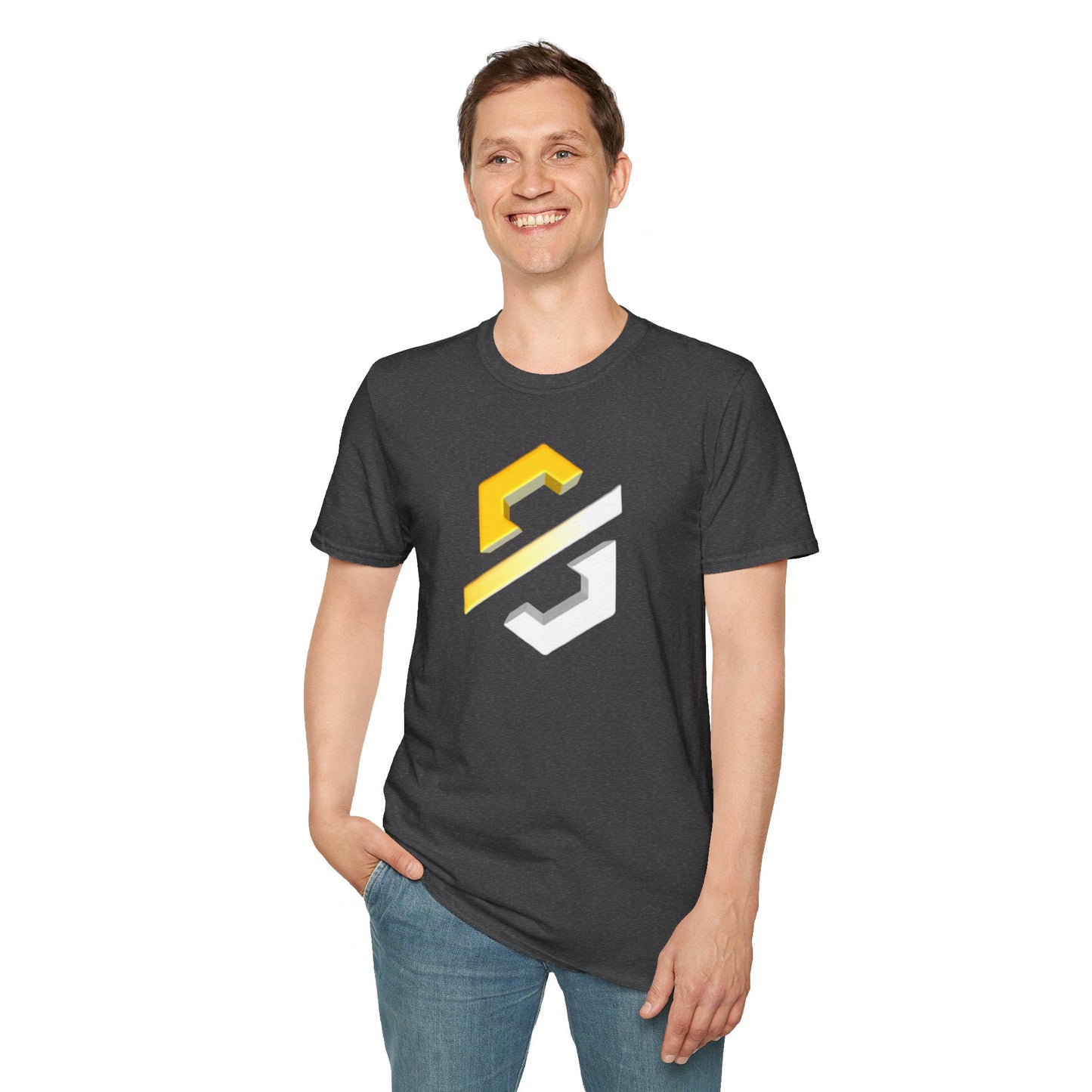 8Bit Chain Unisex Softstyle T-Shirt