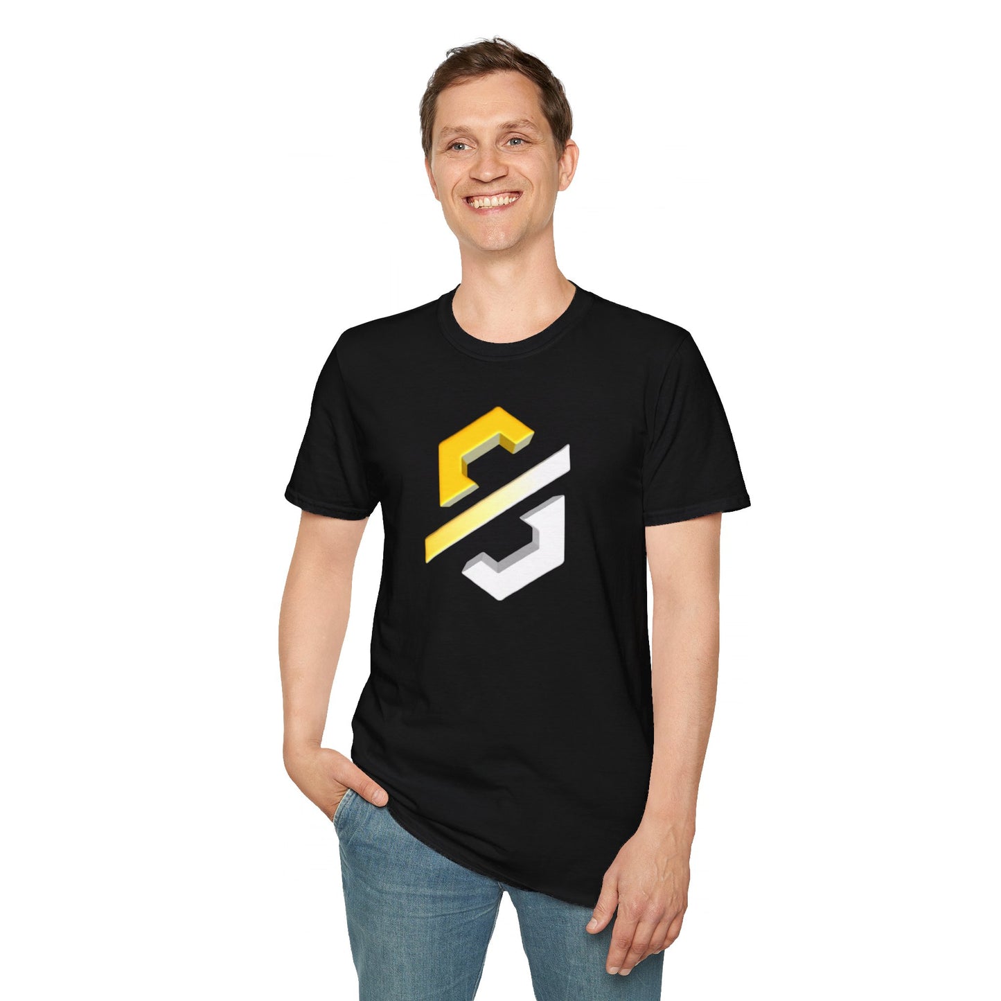 8Bit Chain Unisex Softstyle T-Shirt