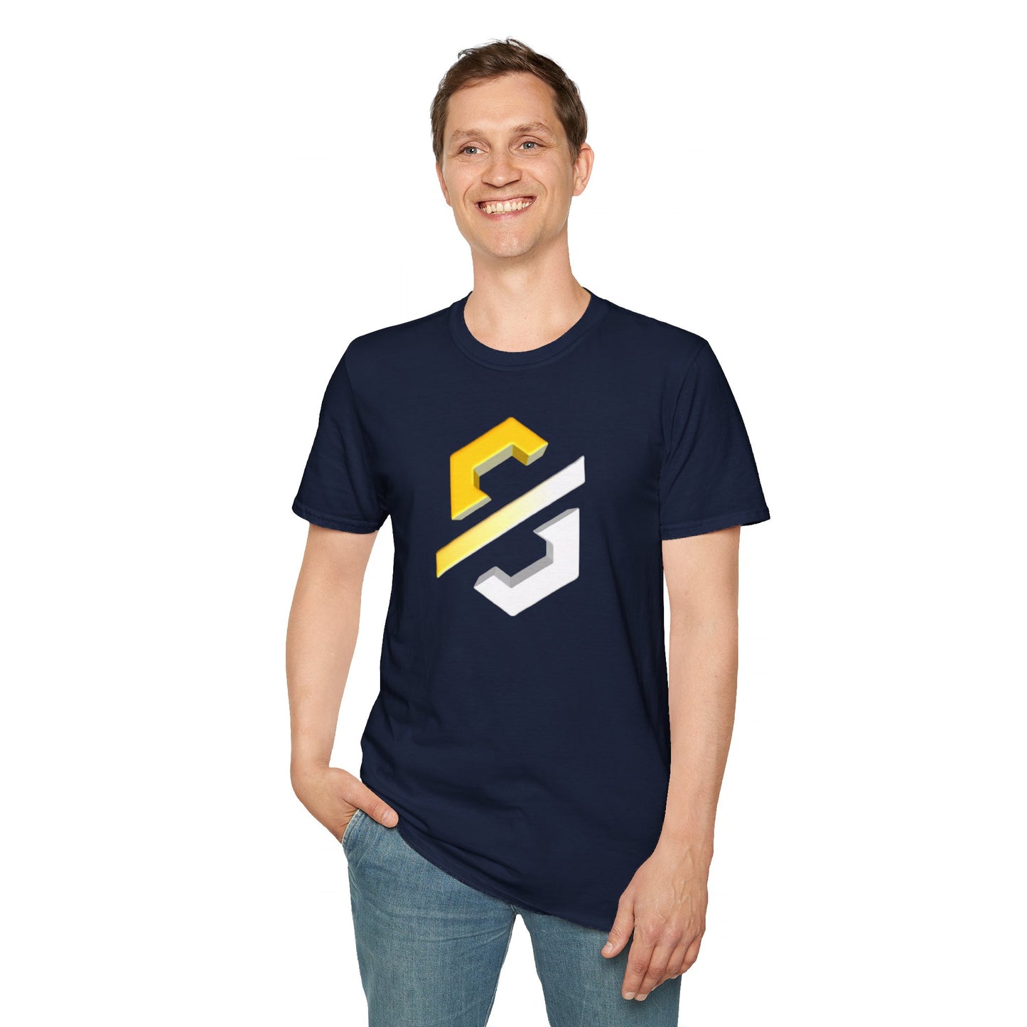 8Bit Chain Unisex Softstyle T-Shirt