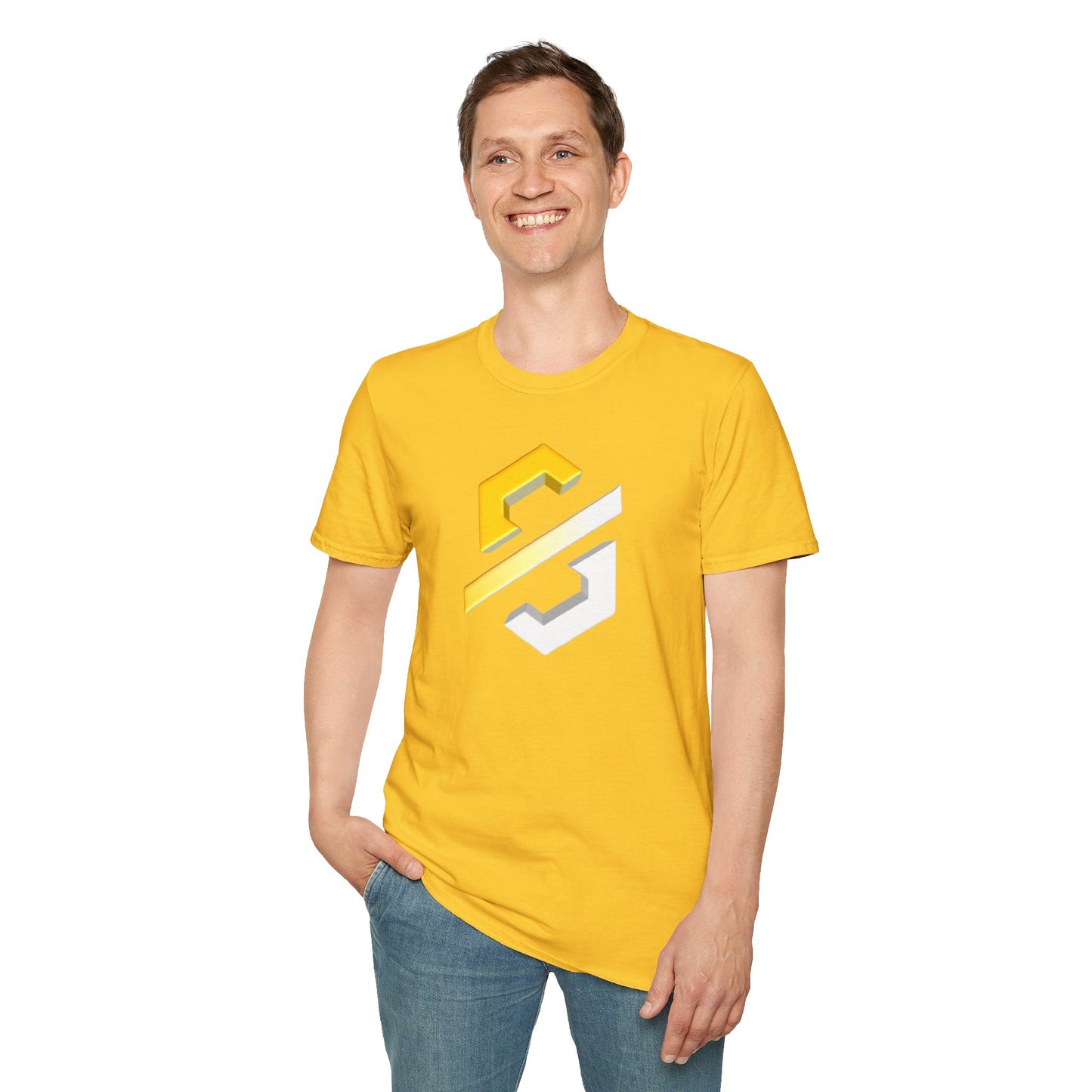 8Bit Chain Unisex Softstyle T-Shirt